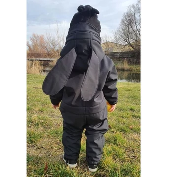 Állítható méretű gyerek softshell overál vízhatlan, szélálló anyagból, mikropolár béléssel – Möbiu
