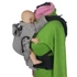 Möbius Newborn csatos babahordozó – ezüstszürke – ergonomikus újszülött hordozó 